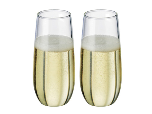 stemless champagne flutes